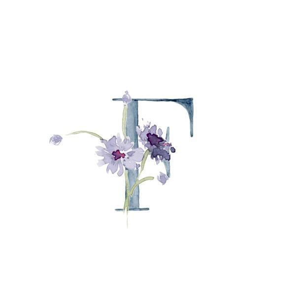 Wildflower Alphabet Notecard Set